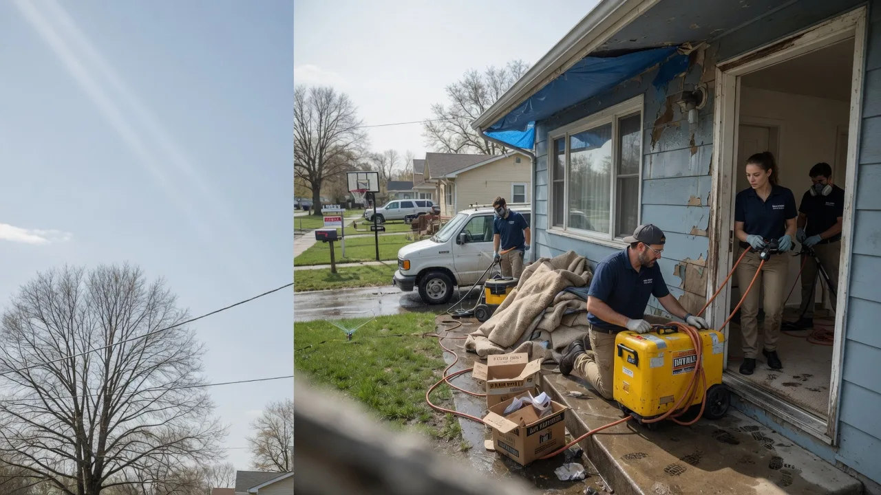 Basement Flood Cleanup in Kettlersville, OH near me